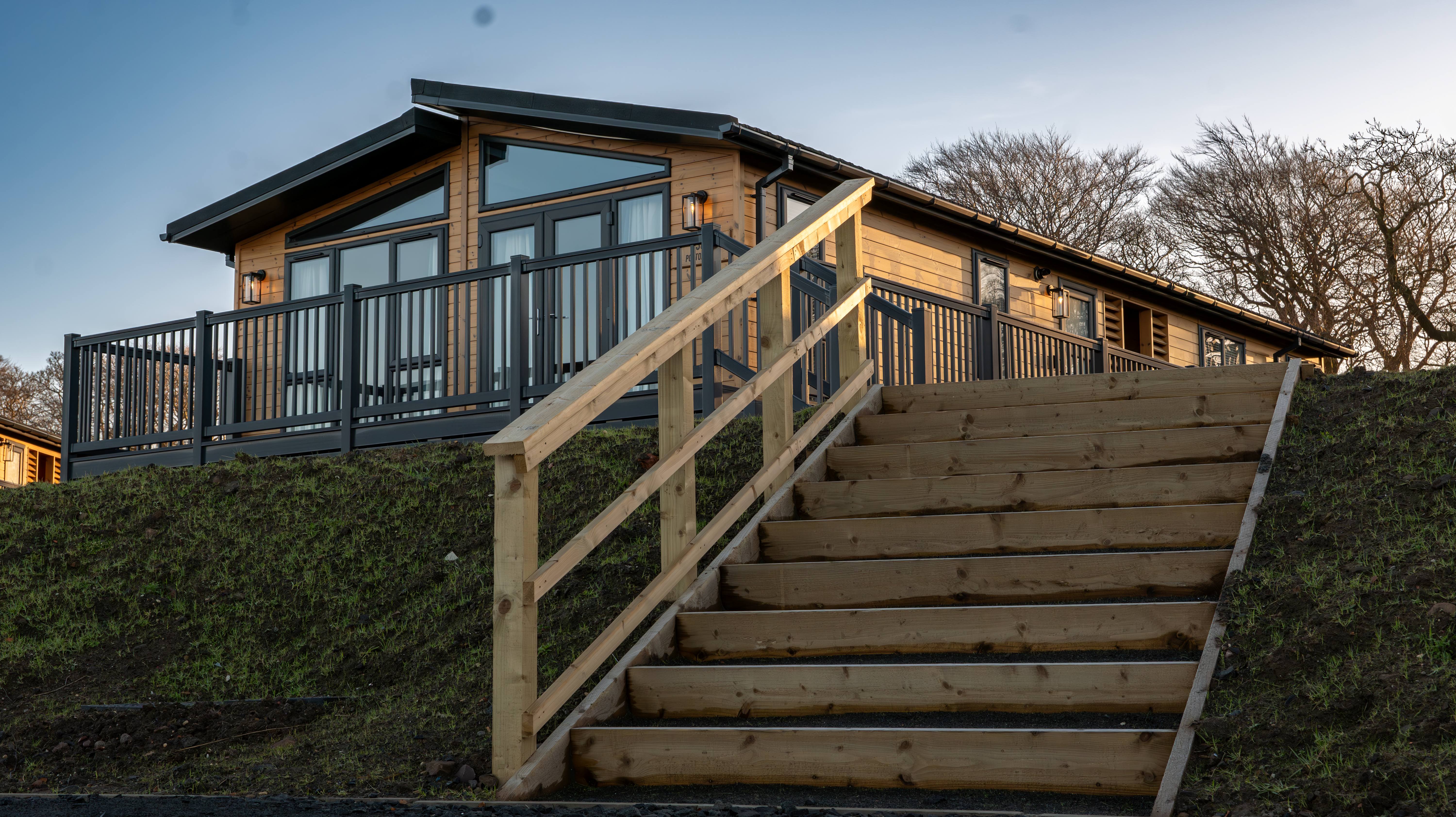 hilltop lodge exterior